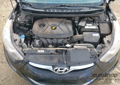 2012 Hyundai Elantra Gls (Ulsan Plant) from USA, damaged, VIN KMHDH4AE6CU332853